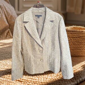 Ann Taylor: Women's Ivory/Champagne Jacket: Size S